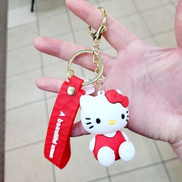 Brand New Red Hello Kitty Keychain - Picture 3 of 5